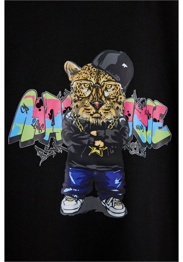 Bad Bear Youze Çocuk Tişört 24.06.07.001-c01 SIYAH