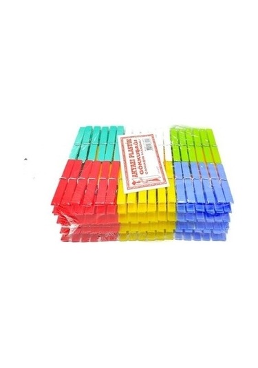 Plastik Gökkuşağı Mandal 144 Parça 4887 Renkli