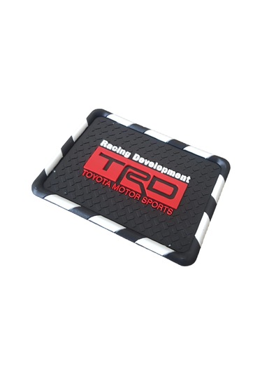 Kaydırmaz Silikonlu Ped Trd Racing Damalı Desen 18cm X 13,5cm