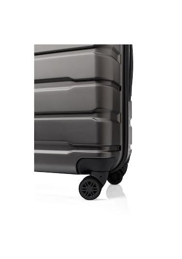 Unisex 4 Tekerli Kilitli Orta Boy Valiz Bavul Füme