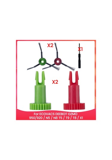 Sointeresting Ecovacs Deebot Ozmo 950/920 / N5 / N8 T5 / T9 / T8 / X1 Robot Süpürge İçin Yan Fırça Motoru Yedek Dişlisi