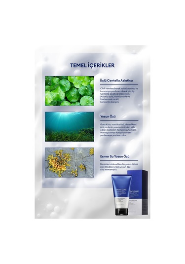 Özel İçerikleriyle Nemlendiren, Temizleyen Tıraş Köpüğü Men's Cure Shave To Cleansing Foam