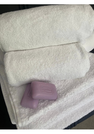 Otel Tipi 10 Adet El Havlusu 50x90 200 Gr. Beyaz