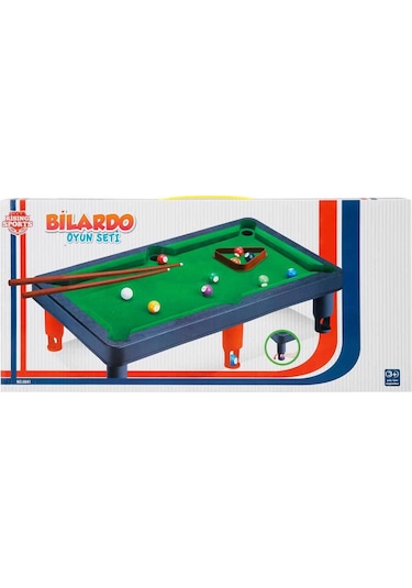 Oyuncak Bilardo Masa Üstü Ayaklı Bilardo Seti
