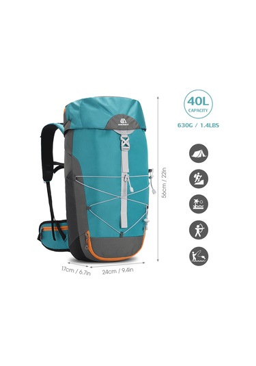 Weikani-40 L Büyük Kapasiteli Hafif Yalıtımlı Nemlendirme Sırt,siyah