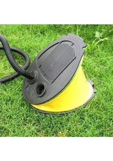 Suntek Kamp Için Hafif Ve Pratik Ayak Pompası Şişme Yatak Su Sarı Siyah