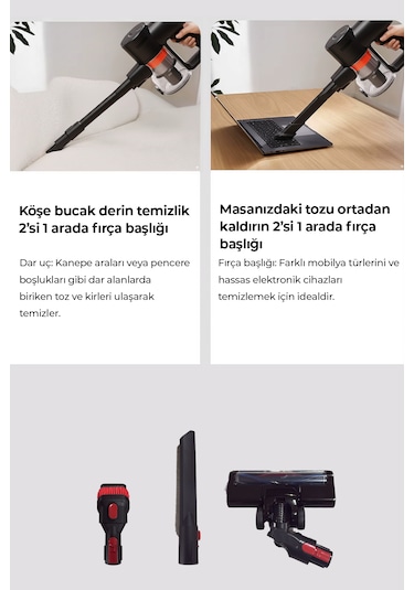 Robo Hiking Şarjlı Dikey Süpürge