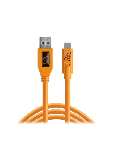 Tether Tools CUC3215-ORG 4.6m USB Kablosu (USB-C - USB 3.0)