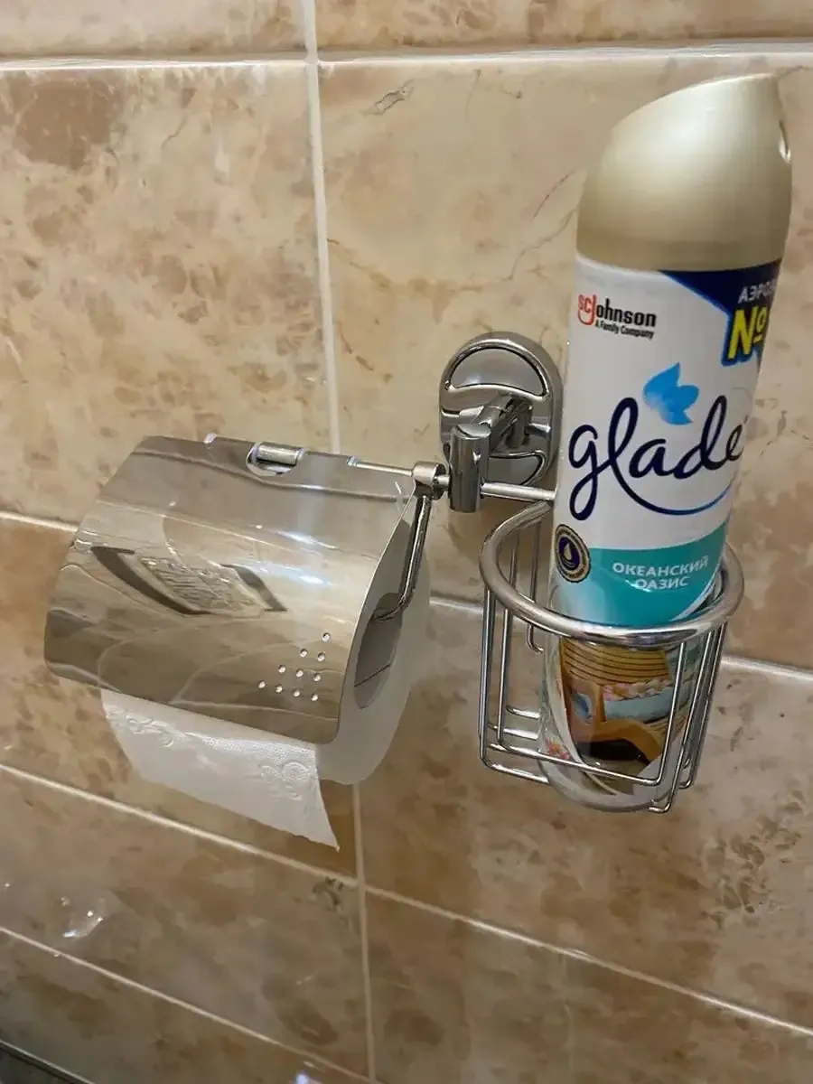 Potato Tuvalet Kağıdı Ve Oda Spreyi Tutucu 233169247 Krom