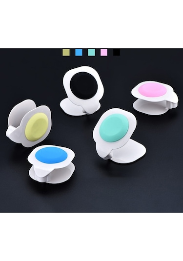 Cbtx Yapışkanlı Araç Kontrol Paneline Montaj Cep Telefonu Braketi Manyetik Emme Cep Telefonu Tutacağı - Beyaz / Sarı