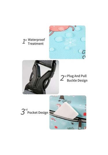 Flybuy Yürüteç, Xindoker Ve Taşıma Su Renkli Kullanışlı Omuz Geçirmez Çok Amaçlı Çanta Bisiklet Bebek Askılı - Cz Çok Renkli