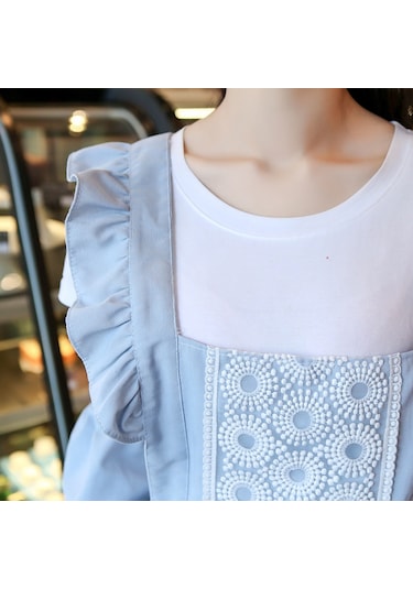 Sones Prenses Önlük Mutfak Kadın İş Kıyafetleri Kahve Dükkanı Önlüğü