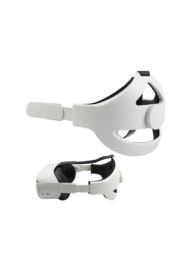 Oculus Quest 2 VR Kask Uyumlu Çıkarılabilir Kafa Bandı Beyaz