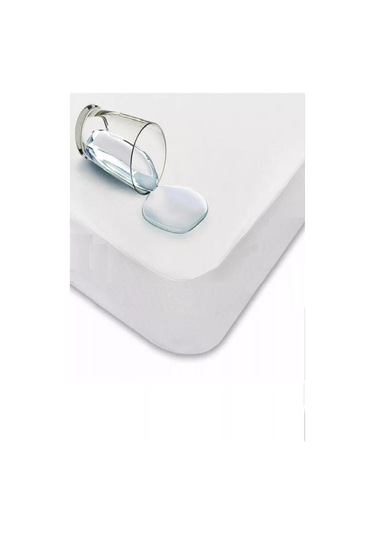 Bebesi Oyun Parkı Yatağı İçin Fitted Alezi 70x110+10 Cm Pamuk Beyaz