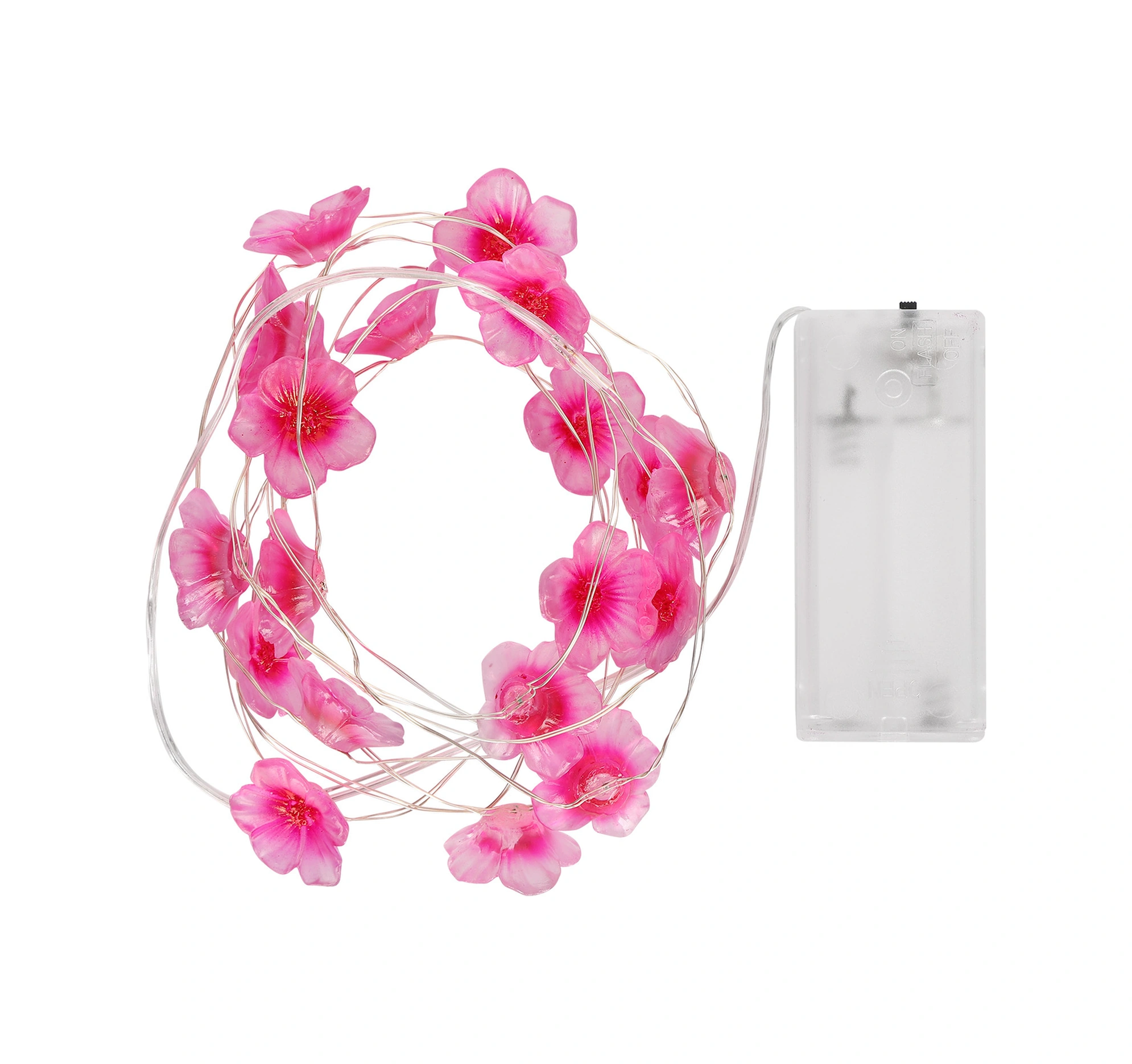 Wezone Plastik Çiçek Şekilli Led Işık Zinciri - 230cm Uzunluk, Pil İle Çalışır Pil Dahil Değil - Parti Ve Masa Dekorasyonu İçin Diğer