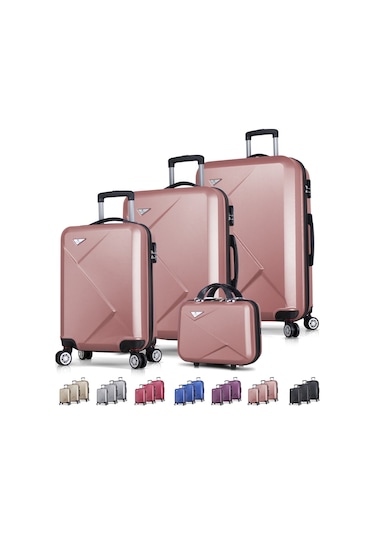 My Valice Diamond Abs 4'Lü Travel Valiz Seti