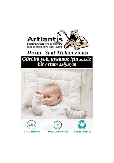 Duvar Saat Mekanizması 1 Adet 10 Mm Şaft Sessiz Saat Motoru Akrep Yelkovan Okul Deney Saat Yapım