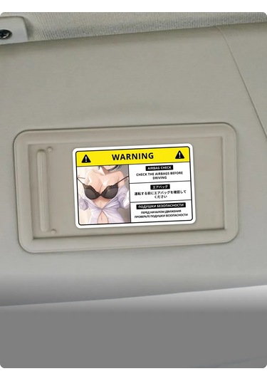 Stadi Araba İçin Eğlenceli Jdm Japon Yazılı Sticker 236150425