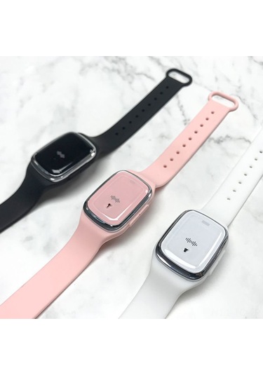 Skycity Siyah Fiziksel Uyku Koruyucu Akıllı Bileklik - Sıcaklık Ölçer, Saat Ve 3 Seviye Uçucu İlaçsız Kovucu