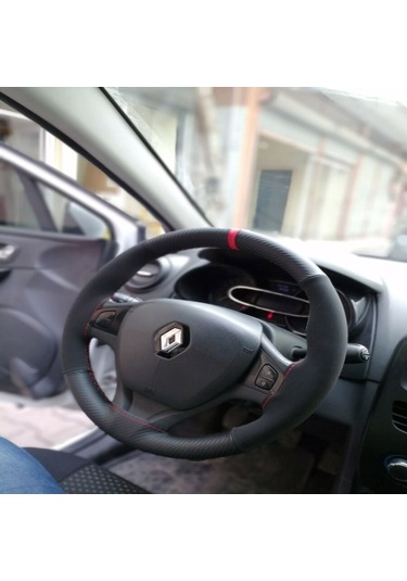 Eraks Car Accesorıes Karbon Alcantra Dikişli Direksiyon Kılıfı