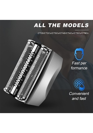 Braun Serisi 7 Tıraş Makinesi 70s Yedek Elektrikli Tıraş Makinesi Başlıkları 720s 790cc 760cc 765c 795cc 9565 9585 7840s Gümüş