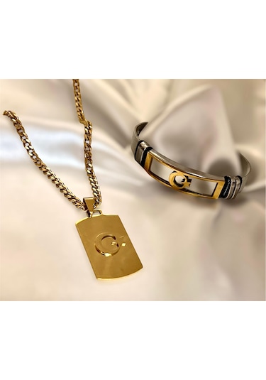 Ay Yıldız Türk Bayrağı Figürlü Süper Kalite Çelik Kolye&bileklik