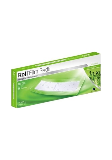 Roll Film Pedli Şeffaf Yara Örtüsü 10 x 25 CM 1 Adet