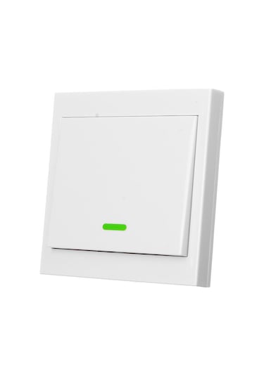 Teltree 433mhz Akıllı Kablosuz Uzaktan Kumandalı Duvar Anahtarı - 1 Açma Kapama Fonksiyonlu 1-gang