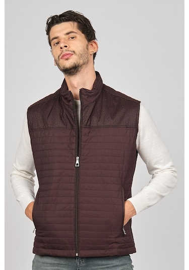 Daynax Erkek Içi Kürklü Cep Detaylı Yelek 492908 Bordo Bordo