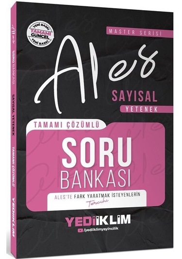 2026 Ales Sayısal Yetenek Tamamı Çözümlü Soru Bankası / Kolektif