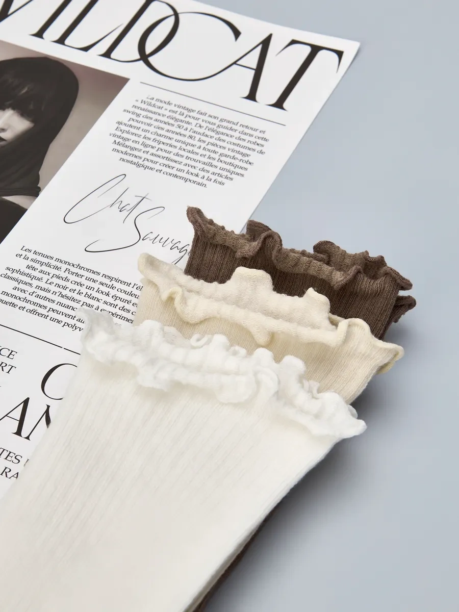 John Jeniford Ribanalı Yüksek Çorap Seti 3 Çift 327454709 Bej