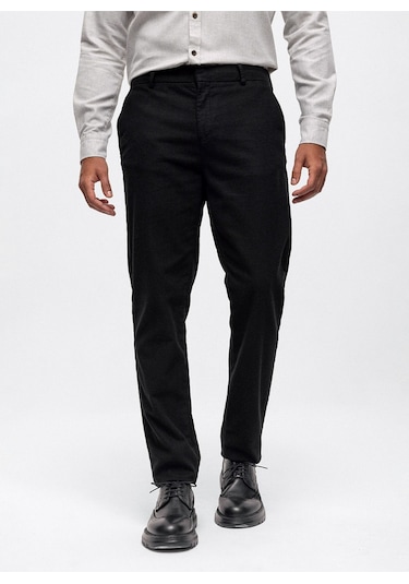 Back And Bond Normal Bel Normal Paça Dar Siyah Erkek Pantolon B33w30003 Siyah