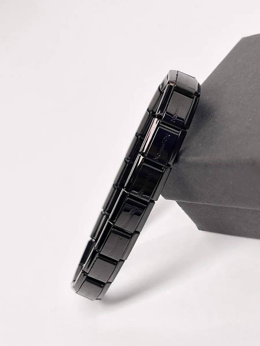 Lychee Nomination Bilezik Darıfıcatıon, Bileğe Değen Kısmi Bilezik 85014714 Siyah