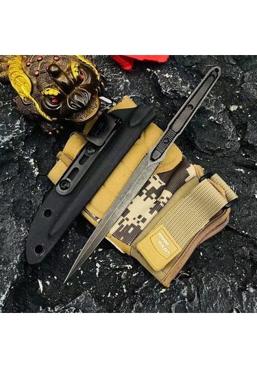 Mufunye Dış Mekan Taktik Gürzü - Çok Amaçlı Kahve Bıçağı, Kaymaz Tutamalı Kafa, Kendine Koruma Ve Kamp İçin Dayanıklı Tasarım