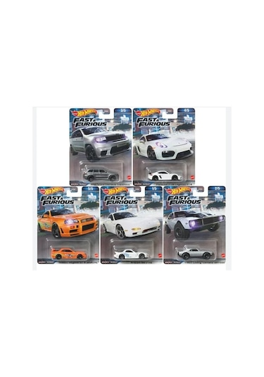 Hot Wheels Fast-furious Premium Arabalar Hnw46