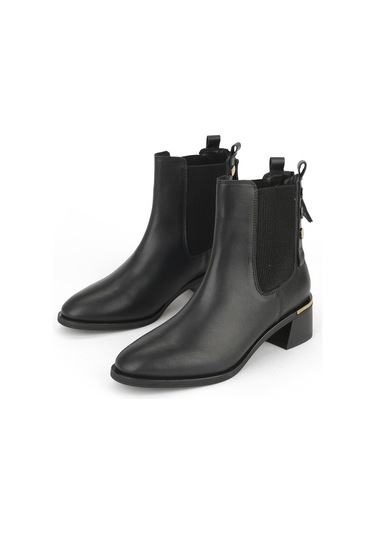 Ziya, Kadın Hakiki Deri Bot 1531050z26103552k Siyah 1531050z26103552k 000 Siyah