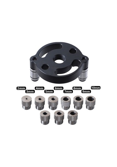 Wondernest Yuvarlak Plank Ahşap İşleme Ekleme Düz Delme Delik Bulucu, Ağaç İçin Hassas Kılavuz, Model Mr