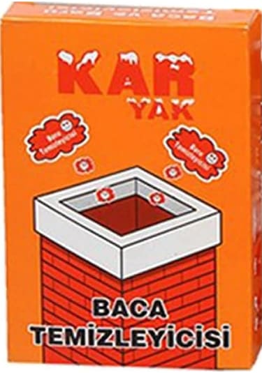 Soba Kuzine Baca Sil Baca Boru Temizleyici Kurum Dökücü 10 Paket