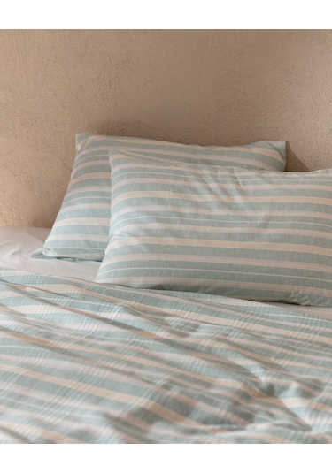 Darvell Tek Kişilik Ecocell Baskılı Pike Takımı 8684427021286 Yeşil