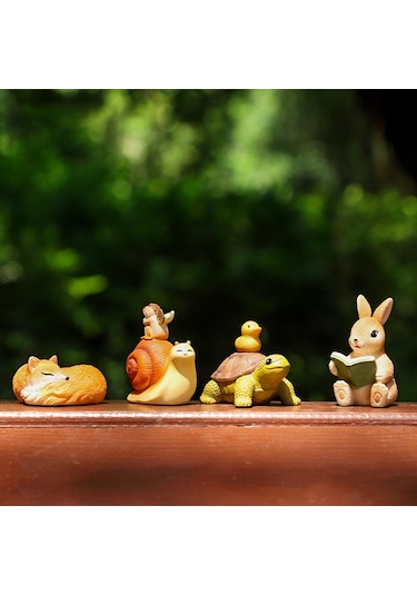 Suntek Bahçe Küçük Hayvan Figürü 5,5x3x6cm-salyangoz