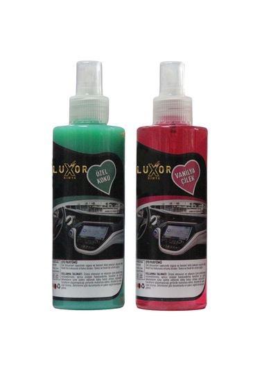 Luxor Kimya Vanilya Çilek ve Özel Oto Kokusu 2x200 ML
