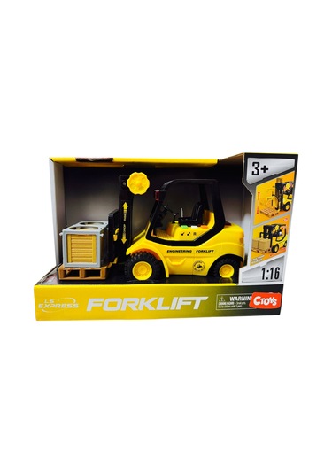 Sürtmeli Işıklı Ve Sesli Müzikli Forklift 1:16 22 Cm