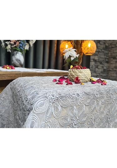 Çeyiz Diyarı Yıldız 5 Parça Salon Takımı Gri