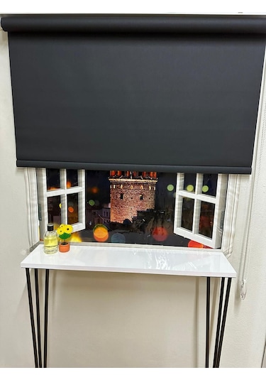 Mat Siyah Stor Perde Siyah