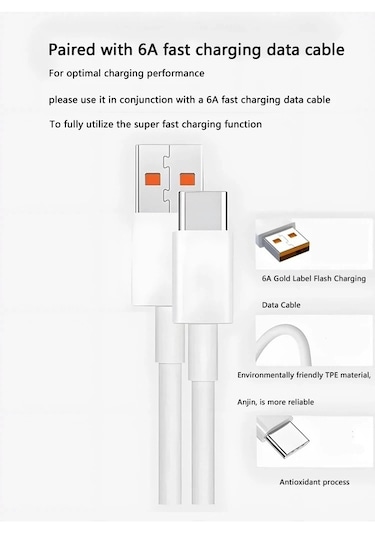 Artfulabode 90w Usb Hızlı Şarj Xiaomi 15 14 13 12 11 10 Ultra Redmi Not 12t 13 Pro Eu 1.5m Kablo