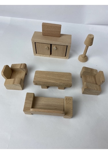 Ahşap Oyuncak Oturma Odası