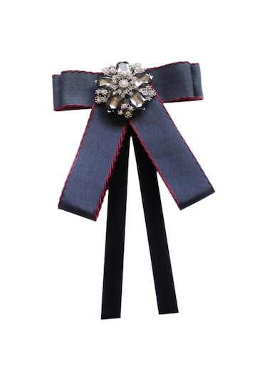 Homyl Takım Bluz Giyim Aksesuarları Için Kravat Bow Tie Donanma