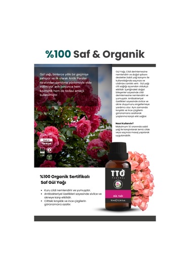 Tto Thermal Gül Yağı 10 Ml