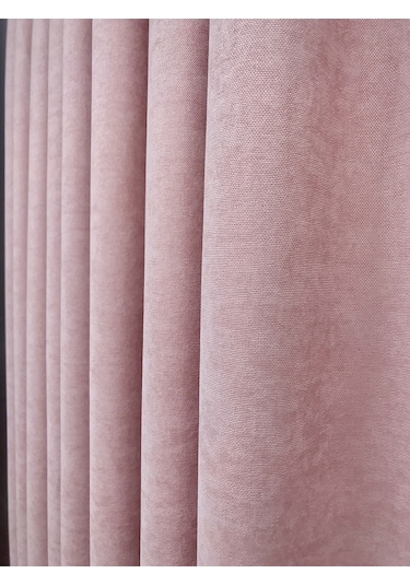 Ada Fonluk Gül Kurusu Tek Kanat 1/2,5 Orta Sık Pile Pembe