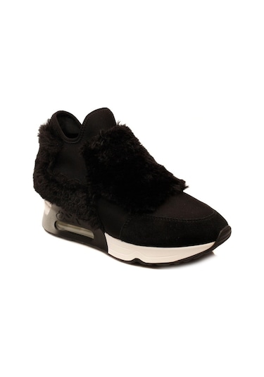 Ash Bayan Sneaker Laser Fur Siyah